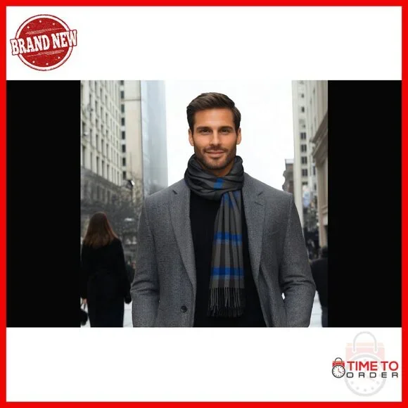 Premium Winter Scarf for Men - Ultra Warm Soft Durable Pashmina